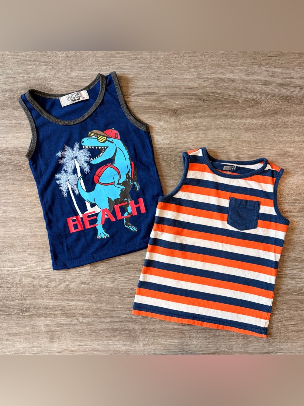 Coney Island/Crazy 8 toddler boys tank tops